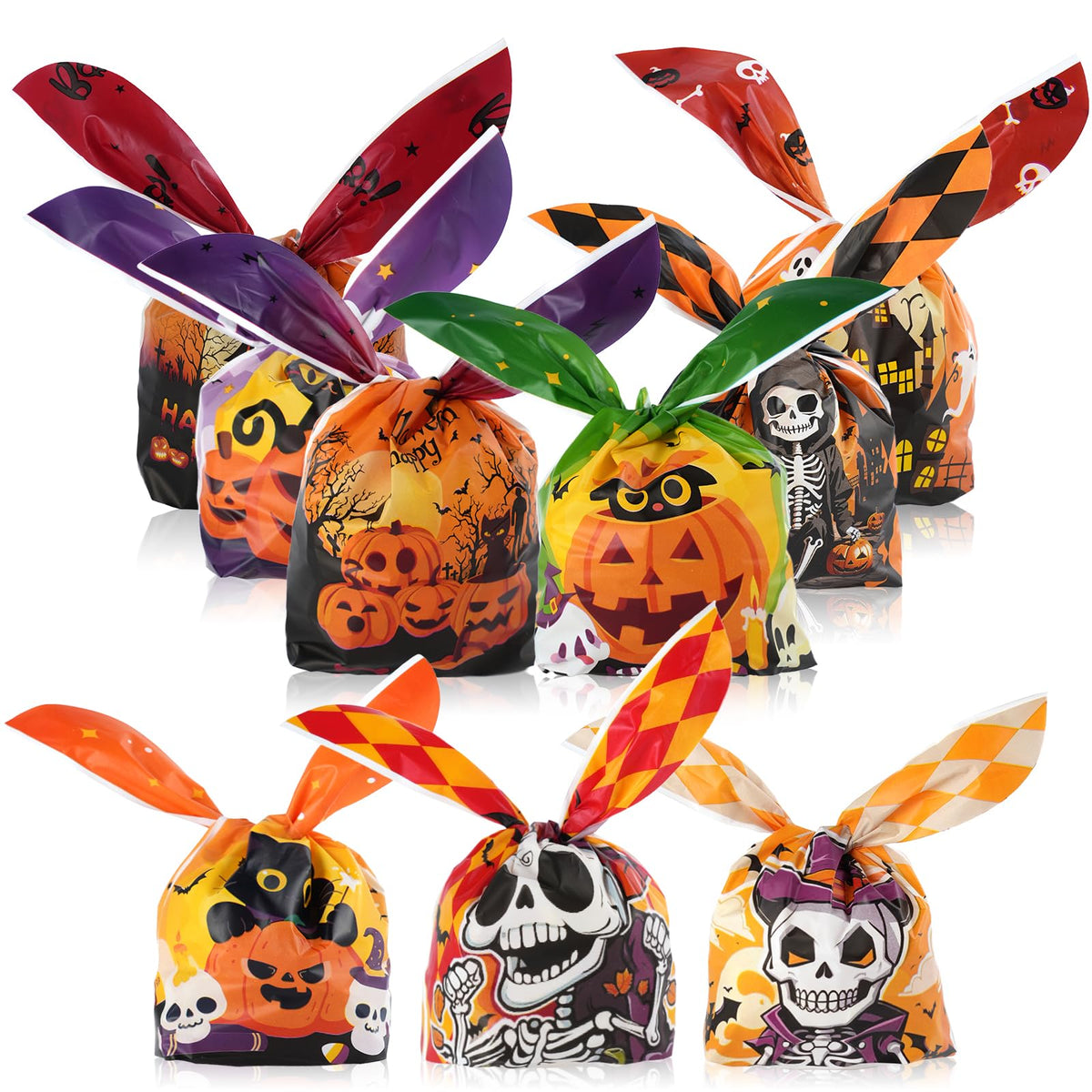 Halloween Trick-or-Treat Candy Bags – 150 Pack