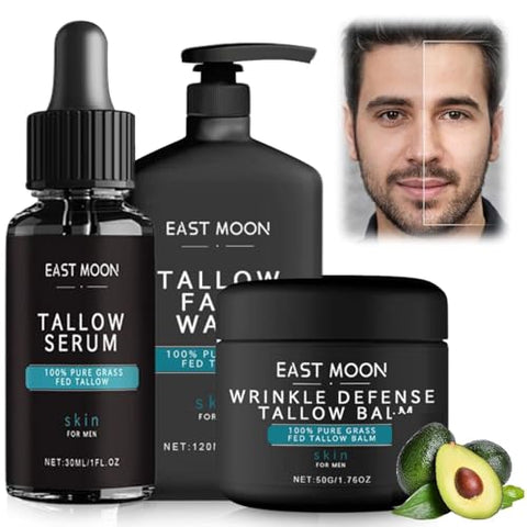 Men’s Tallow Skincare Set – 3 Pieces