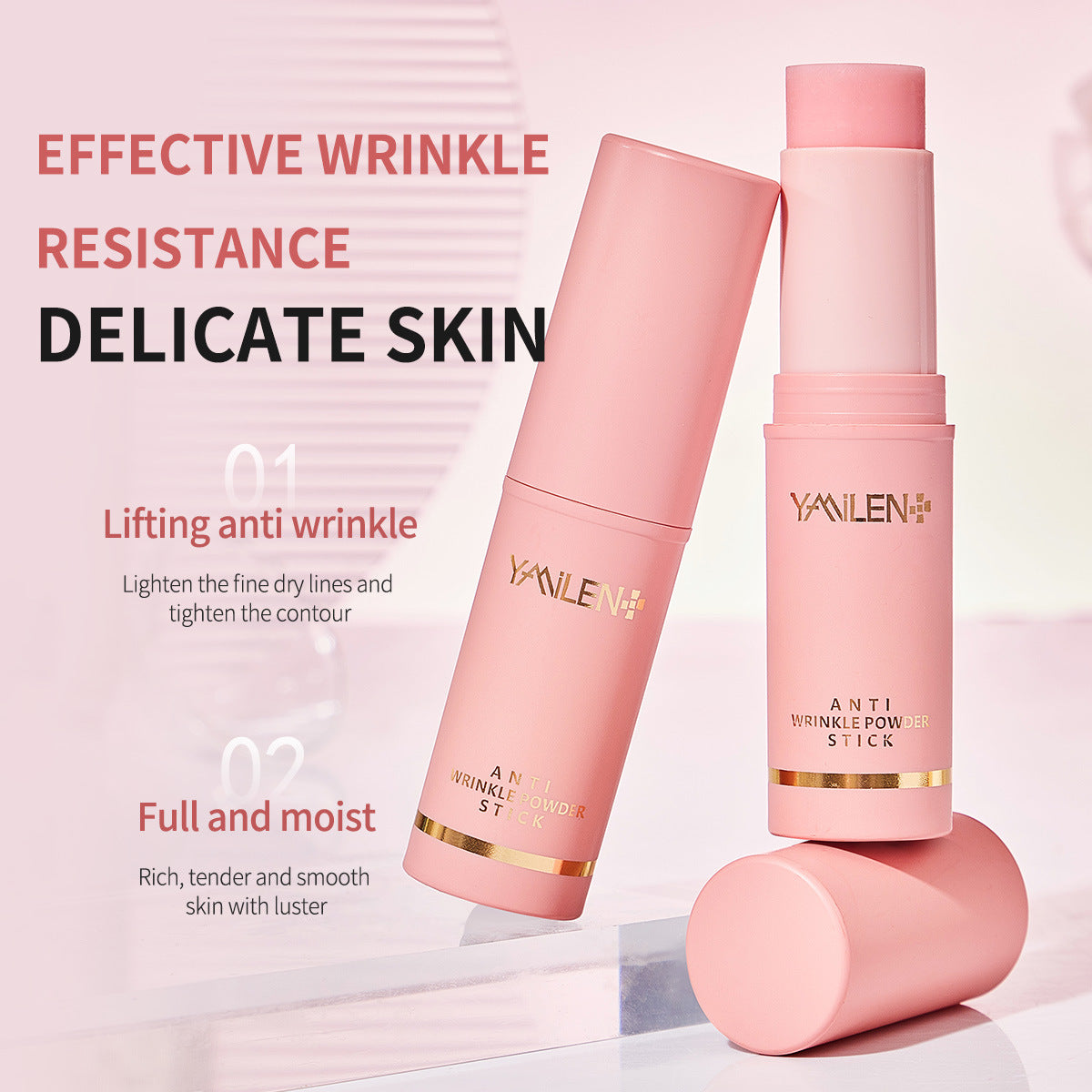 Korean Collagen Moisturizing Stick and Lip Balm