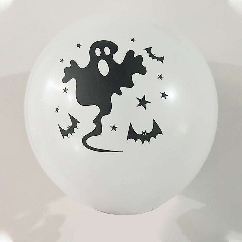 Halloween Skull Balloons – 100 Pack