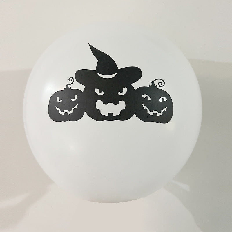 Halloween Skull Balloons – 100 Pack