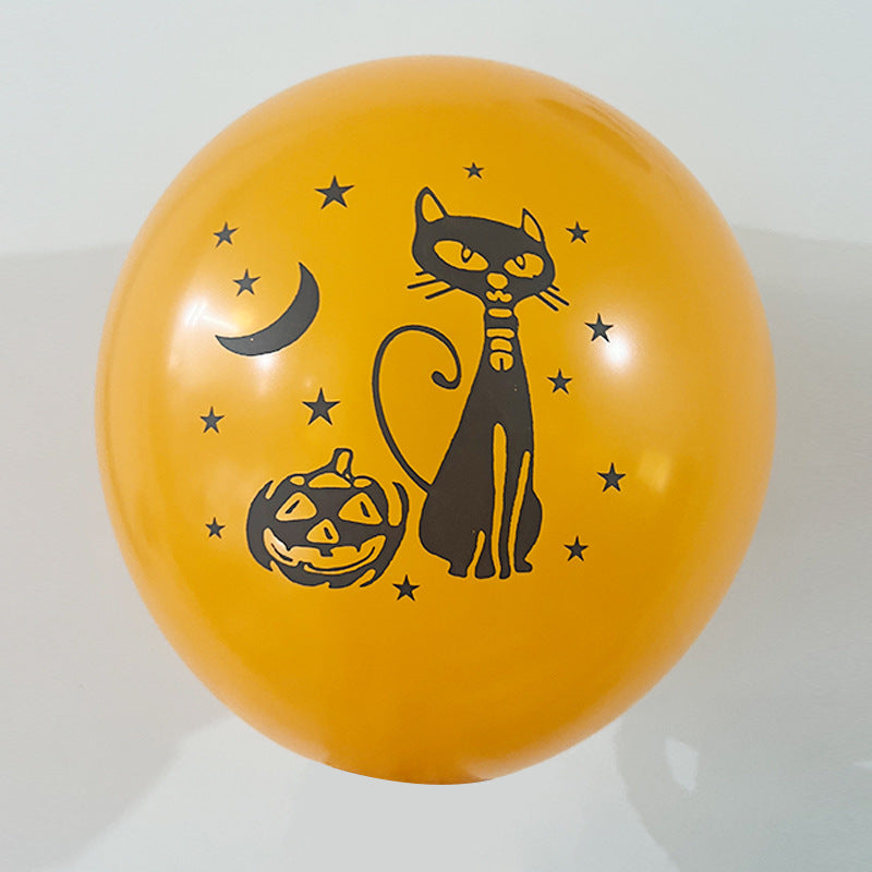 Halloween Skull Balloons – 100 Pack