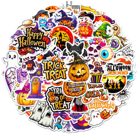 Halloween Vinyl Sticker Pack – 100 Pieces