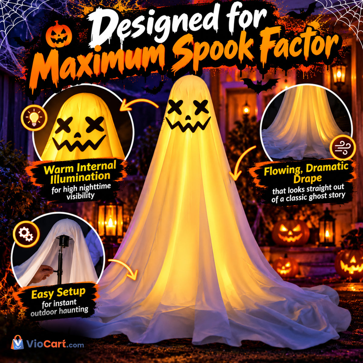 Ghost Halloween Decorations — product features