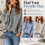 Women's Polka Dot Winter Knit Sweater — product details