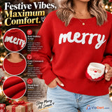 Women's Christmas Crew Neck Sweater — product features