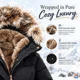 Fur Collar Slim-Fit Winter Coat — product features