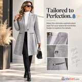 Women's Zip-Up Wool Jacket — product styling