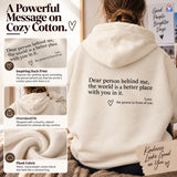 Positive Message Graphic Pullover Hoodie — product features