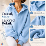 Women's Loose-Fit Pullover Hoodie — product features