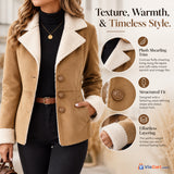 Warm Fur Lapel Jacket — product features