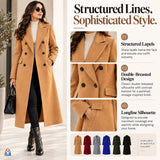 Women's Slim Double-Breasted Winter Coat — product features