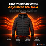 Men's USB Heated Winter Jacket — product styling