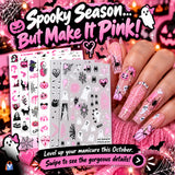 3D Halloween Nail Stickers – 6 Sheets — product styling