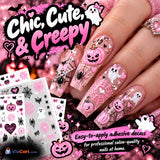3D Halloween Nail Stickers – 6 Sheets — product features
