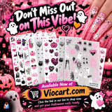 3D Halloween Nail Stickers – 6 Sheets — product details