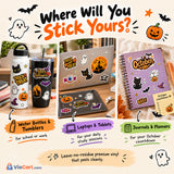 Halloween Vinyl Sticker Pack – 100 Pieces — product features