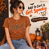 Women's Dancing Skeleton Halloween T-Shirt — product details