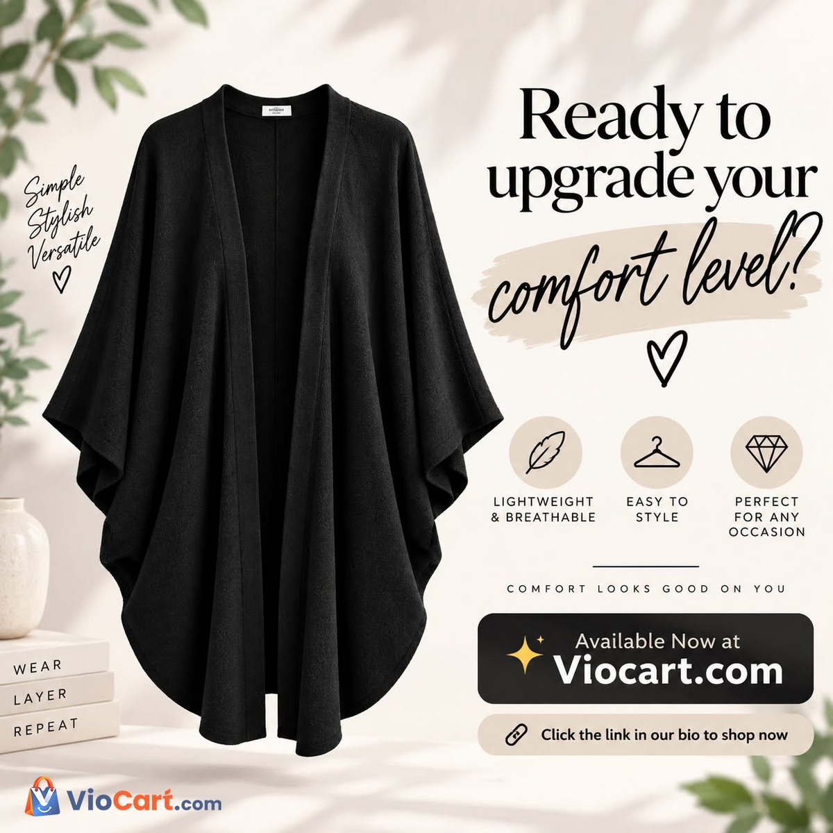 Black cardigan comfort and styling inspiration